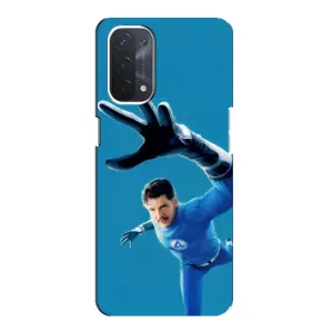 Чохол з принтом Фантастична четвірка для Oppo a74 (5G) (Містер Фантастік супергерой)