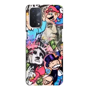 Чехол с принтом «Monopoly man» для OPPO A74 (5G)