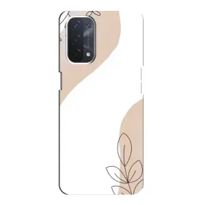 Чохол з принтом «Нюдова гілочка абстракція» для OPPO A74 (5G)