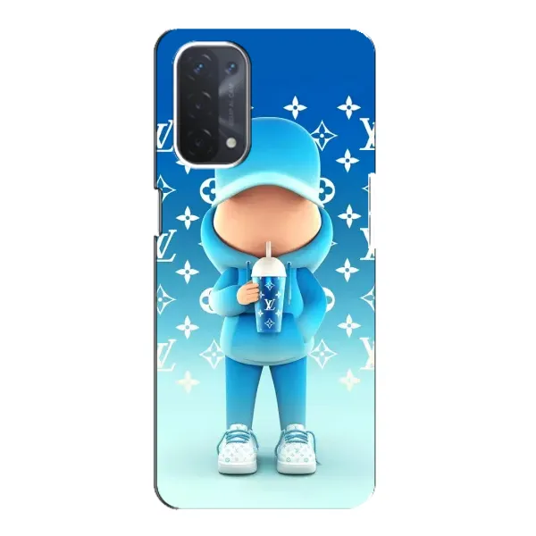 Чохол з принтом «Хлопець LV» для OPPO A74 (5G)
