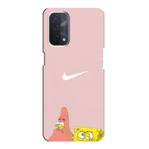 Чохол Губка Боб для OPPO a74 (5G) (Патрік і Губка)