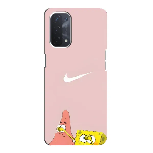 Чохол з принтом «Патрік і Губка» для OPPO A74 (5G)