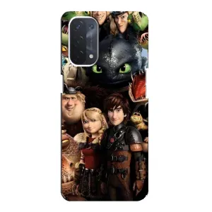 Чохол як приборкати дракона на Oppo a74 (5G) (Персонажі дракона)