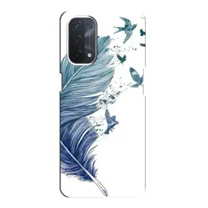 Чохол з принтом «Перо» для OPPO A74 (5G)