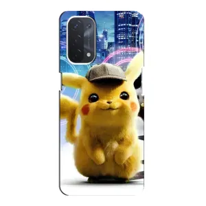 Чохол з Пікачу на Oppo a74 (5G) (Пікачу в місті)