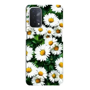 Чохол з принтом «Ромашки» для OPPO A74 (5G)