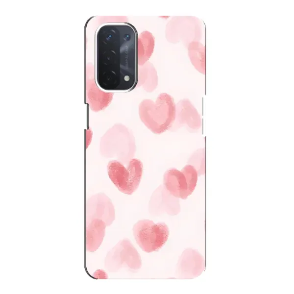 Чохол з принтом «Рожеві сердечки» для OPPO A74 (5G) Чохол з принтом «Рожеві сердечки» для OPPO A74 (5G)