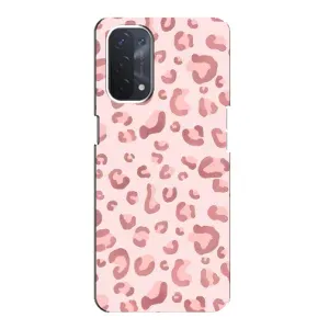 Чохол з принтом «Рожевий леопард» для OPPO A74 (5G)