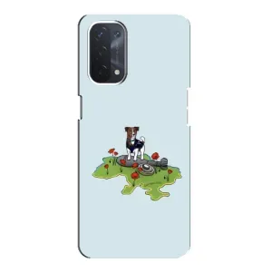 Чехлы с картинкой собаки Патрон для Oppo a74 (5G) (AlphaPrint) (Сапер Пес)