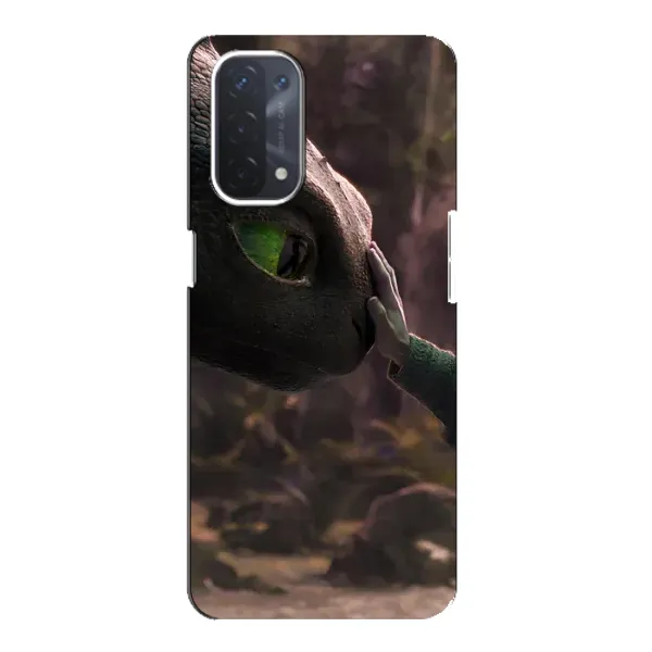 Чехол с принтом «Сцена с драконом» для OPPO A74 (5G)