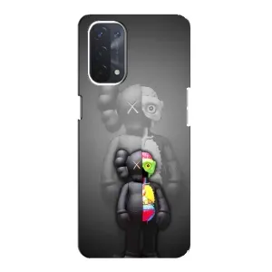 Чохол з принтом «Тіло Bearbrick» для OPPO A74 (5G)