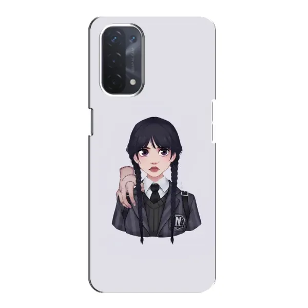 Чехол с принтом «Уэнздей и Вещь» для OPPO A74 (5G) Чехол с принтом «Уэнздей и Вещь» для OPPO A74 (5G)