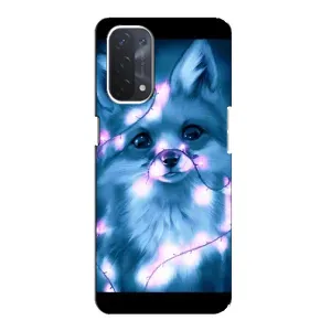 Чехлы с картинкой Лисички для Oppo a74 (5G) (VPrint)
