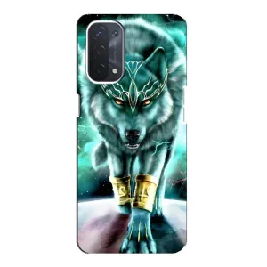 Защитные чехлы для Оппо А74 (5G) (AlphaPrint) (ХИТ продаж) ВОЛК