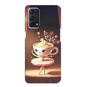 Чохол з мемом Тралалело тралала на OPPO A74 (Балерина капучина)