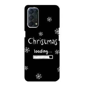 Рождественские, Праздничные Чехлы для Оппо А74 (Christmas loading)