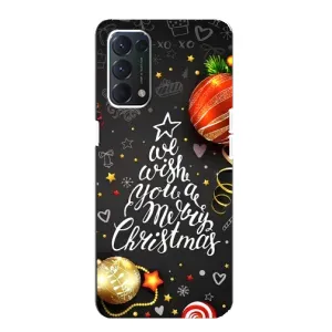 Рождественские Чехлы для OPPO A74 (VPrint) (Елочка)