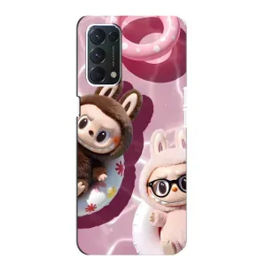 Чохол з принтом «Іграшка Лабубу» для OPPO A74