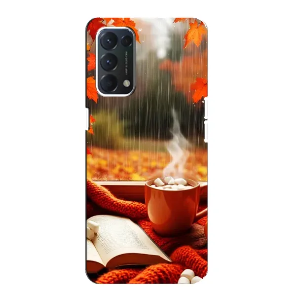 Чехол с принтом «Кофе и дождь» для OPPO A74 Чехол с принтом «Кофе и дождь» для OPPO A74
