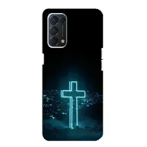 Християнські Чохли для OPPO A74 (AlphaPrint) (Хрест і місто)