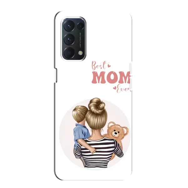 Чохол з принтом «Мама і син» для OPPO A74
