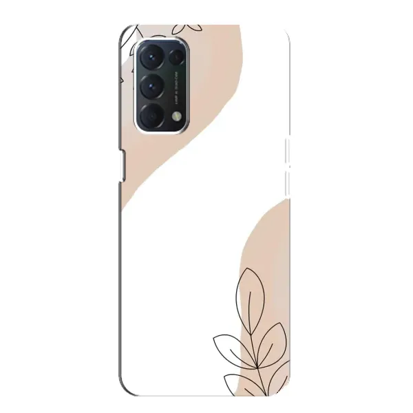 Чехол с принтом «Нюдовая веточка абстракция» для OPPO A74 Чехол с принтом «Нюдовая веточка абстракция» для OPPO A74