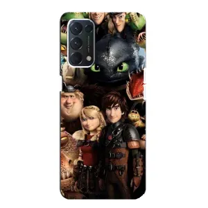 Чохол як приборкати дракона на OPPO A74 (Персонажі дракона)