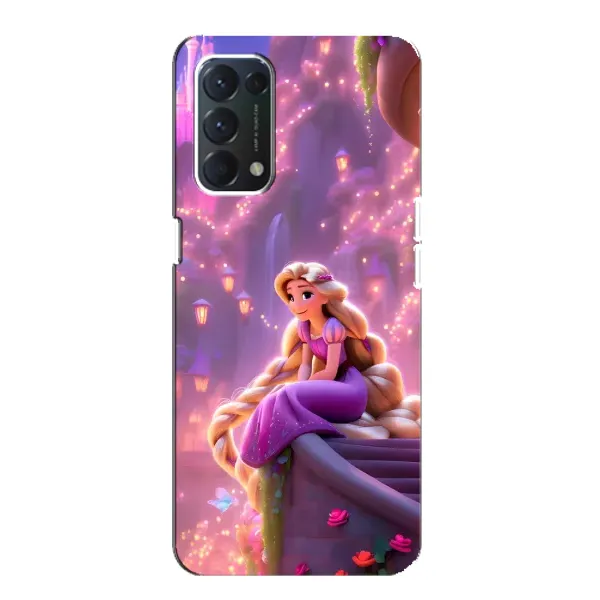 Чохол з принтом «Рапунцель у замку» для OPPO A74