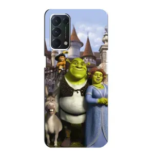 Чохол з мультфільмом Шрек на OPPO A74 (Казкові герої Шрека)