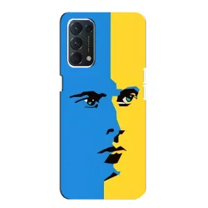 Украинские Чехлы для OPPO A74 с картинкой УПА (AlphaPrint) (Степан Бандера)
