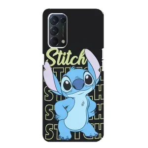 Чохол з принтом Стіч на OPPO A74 (Stitch 626)