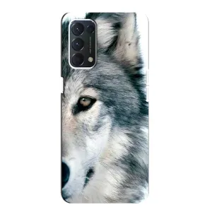 Чохли з картинкою животних OPPO A74 (Вовк)