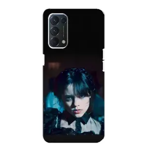 Чохли Венсдей на OPPO A74 Уенсдей (AlphaPrint) (погляд Венздей)