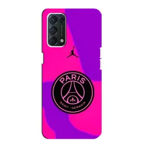 Чохли PSG для OPPO A74 (AlphaPrint) (яскравий ПСЖ)