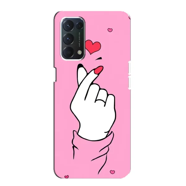 Чехол с принтом «Знак Love» для OPPO A74 Чехол с принтом «Знак Love» для OPPO A74