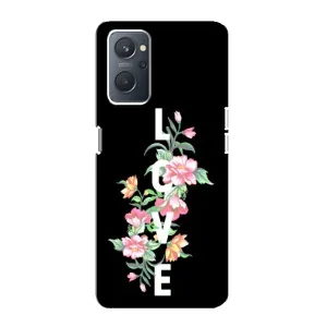 Чехлы для любимой на OPPO А76 (VPrint) (Квіти LOVE)