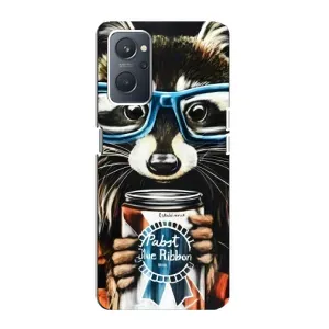 Чохол з принтом для OPPO А76 - (Прикольні) (AlphaPrint) (Єнот з банкою)