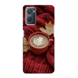 Чехол с принтом «Кофе на пледе» для OPPO A76