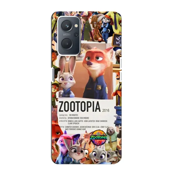 Чохол з принтом «Постер Зоотрополіс» для OPPO A76