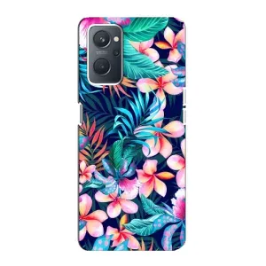 Чехол с принтом «Красочные цветы» для OPPO A76