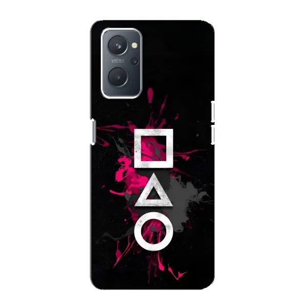 Чохол з принтом «Символи Гра кальмара» для OPPO A76 Чохол з принтом «Символи Гра кальмара» для OPPO A76