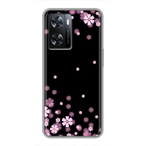 Чехол с принтом «Цветочки маленькие» для OPPO A77