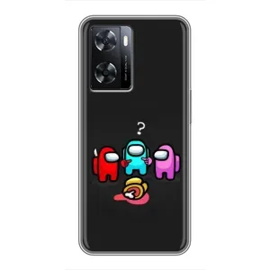 Чехол Амонг Ас для Oppo A77 (AlphaPrint)
