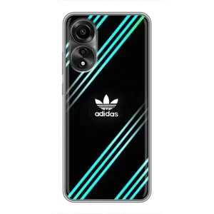 Чехол с принтом «Адидас с полосами» для OPPO A78 (4G)