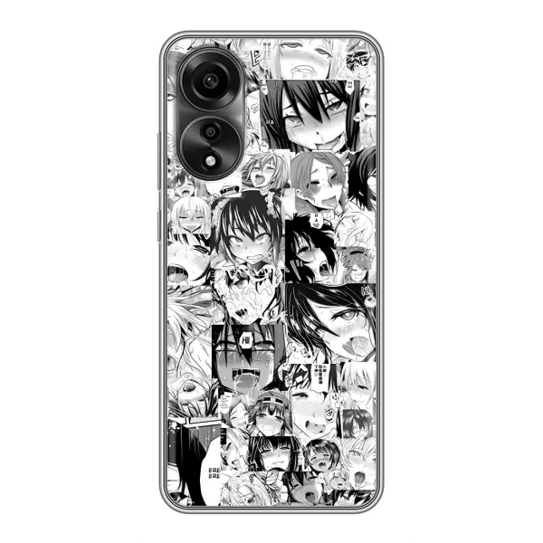 Чехол с принтом «Ahegao manga» для OPPO A78 (4G) Чехол с принтом «Ahegao manga» для OPPO A78 (4G)