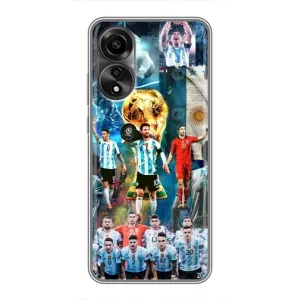 Чехлы Месси для OPPO A78 (4G) (AlphaPrint) (Аргентина Месси)
