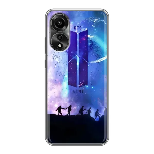 Чехол с принтом «Army BTS» для OPPO A78 (4G) Чехол с принтом «Army BTS» для OPPO A78 (4G)
