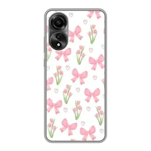 Чохол з бантиками на OPPO А78 (4G) (Банти і квіти)