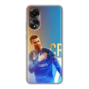 Чехол Криштиану Роналду для OPPO A78 (4G) (AlphaPrint) (CR7 Real)