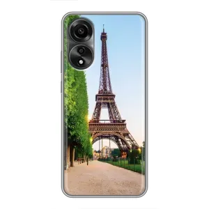 Чохол Ейфелева Вежа OPPO A78 (4G) - (AlphaPrint) (Дорога до Парижу)
